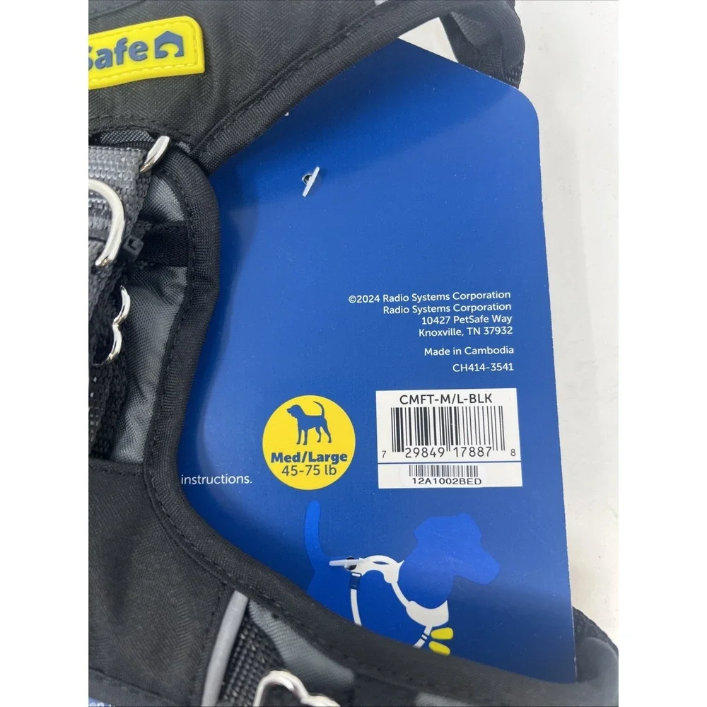 PetSafe Easy Walk Comfort No-Pull Dog Harness Size Medium/Large Fit 45-75 Lbs